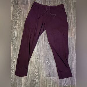 Basic Editions Maroon Sweatpants